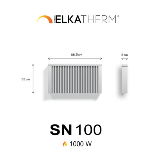 SN100  1,0 kw  RAL9010 38/69/8 cm