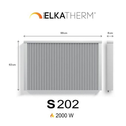 S202 2,0 kW  RAL9010  63/99/8 cm
