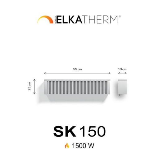 SK150 1,5 kW  RAL9010  23/99/13 cm