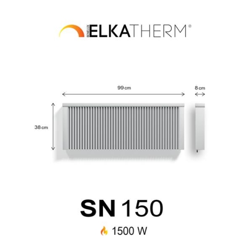 SN150  1,5 kw  RAL9010 38/99/8 cm