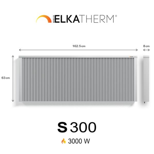S300 3,0 kW  RAL9010  63/163/8 cm