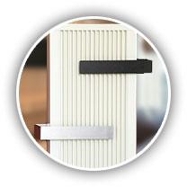 STYLE handdoekhouder - RAL9010 - 41/8 cm