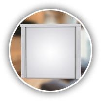 Vlakke plaat  S100 - S160  RAL9010