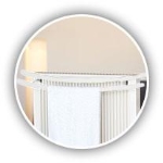 SWING handdoekhouder - RAL9010 - 41/8 cm